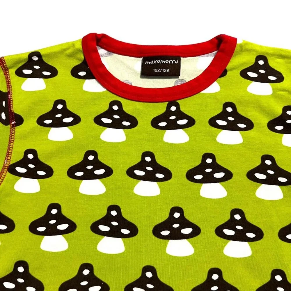 Maxomorra Sz 122/128 (7-8Y) Organic Mushroom Top